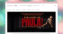 Desktop Screenshot of paula-abdul.net